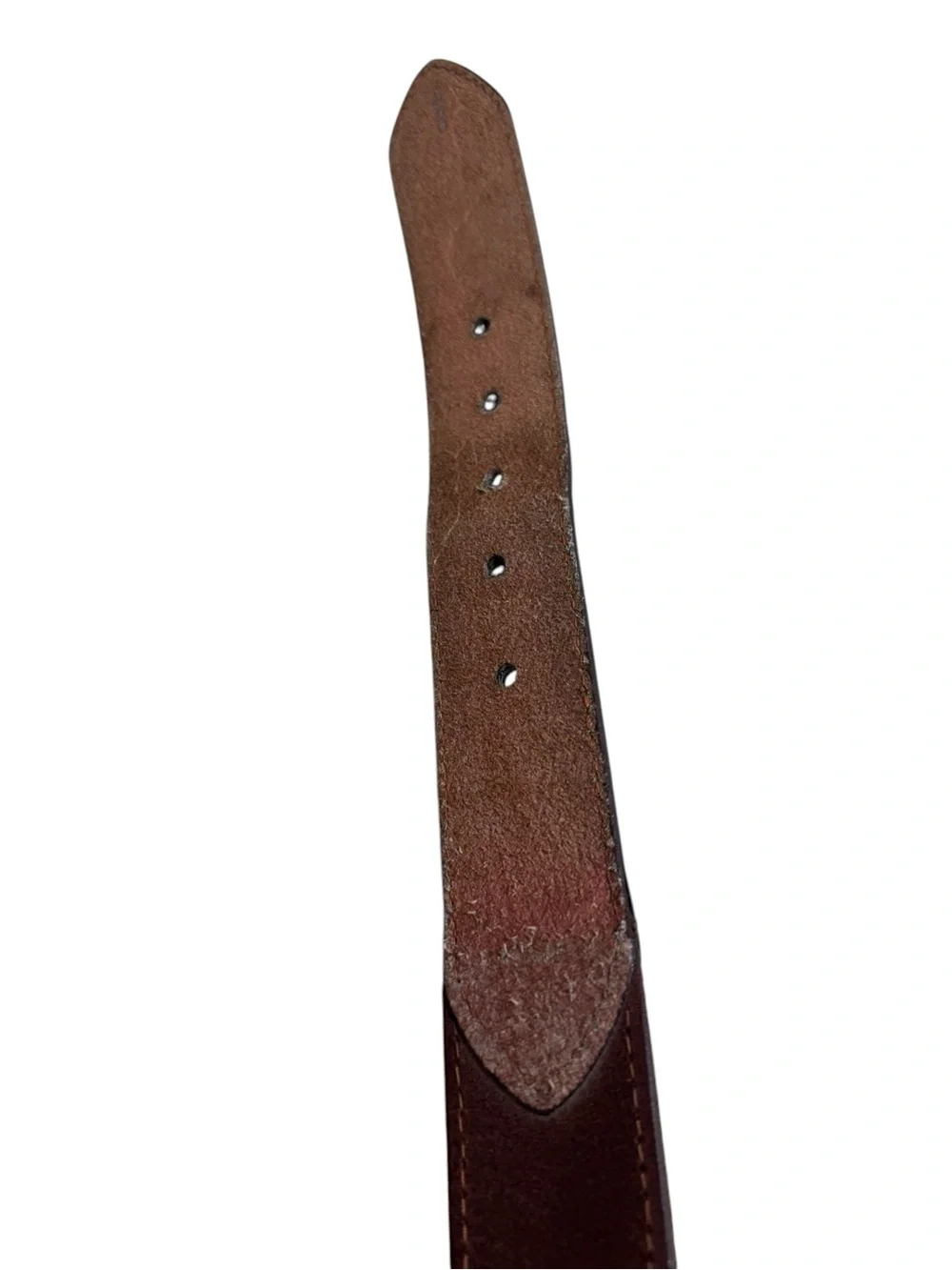 Red Wing Leather Belt Size 44 Brown Green Solid Brass 96544